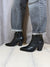 Texano in pelle vitello Nero