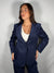 Giacca in velluto blu -Tensione In