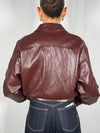 Giacchetto ecopelle Bordeaux - HaveOne KMOR079