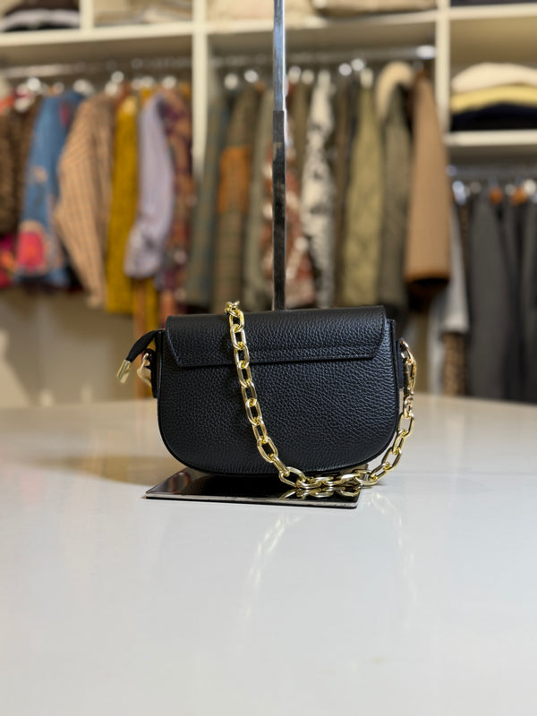 Mini bag in pelle