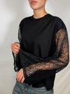Maglia manica pizzo - Vicolo