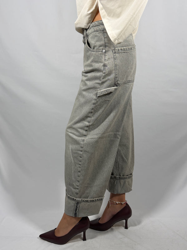 Jeans modello Kuma Barrel Grigio- Vicolo DAC5294