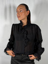 Camicia a pizzo Nero - HaveOne