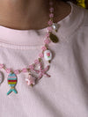 Collana mare rosa