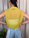 Camicia smanicata con nodo in vita Art CMA-Q509