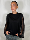 Maglia manica pizzo - Vicolo