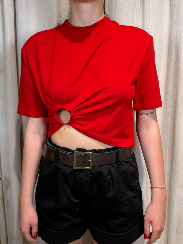 T-shirt crop TAB2615