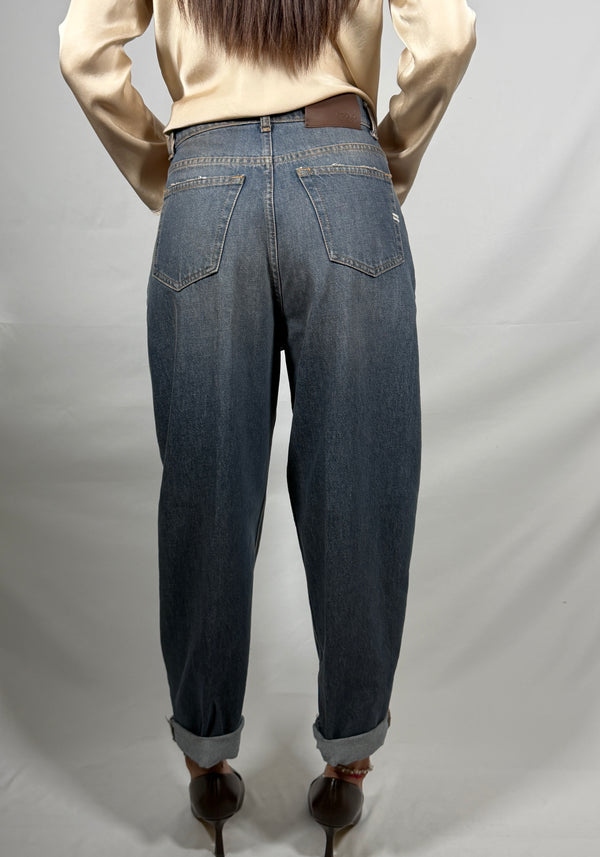 Jeans denim blumodello Laila relaxed fit - DAC5008 Vicolo