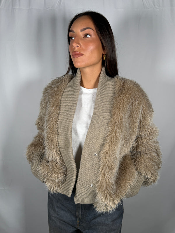 Bomber effetto Pellicciotto - Philia loft