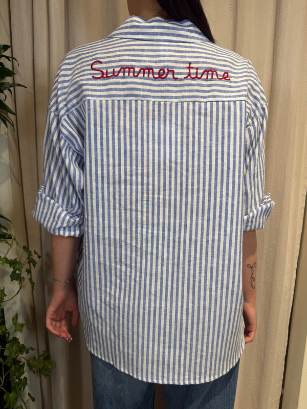 Camicia a righe ART S26CI01