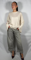 Jeans modello Kuma Barrel Grigio- Vicolo DAC5294