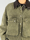 Bomber colletto ecopelle - You Decide