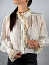Camicia a pizzo burro - HaveOne