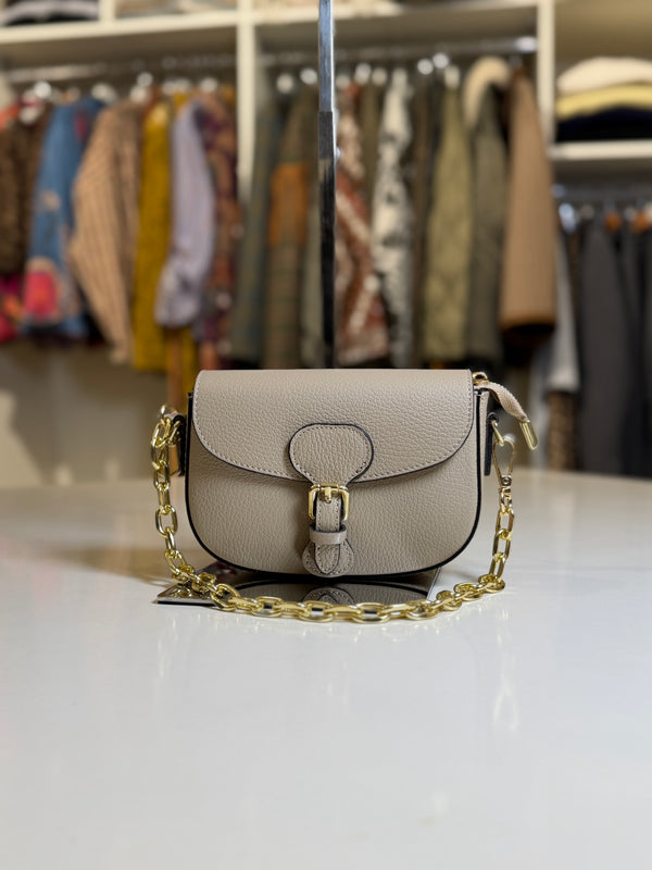 Mini bag in pelle