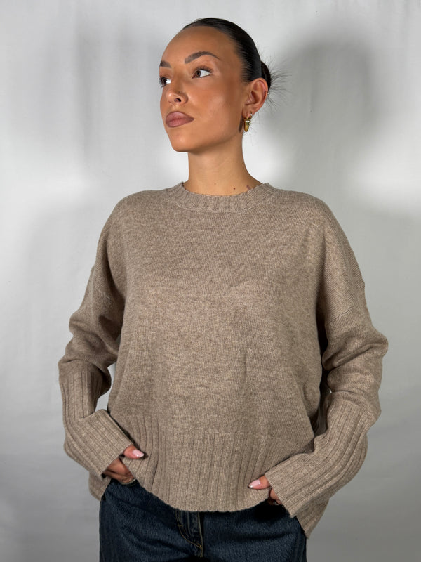 Maglione girocollo 100% Lana- Vicolo