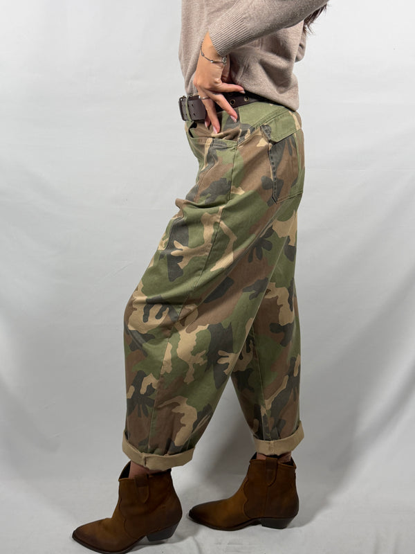 Pantalone Militare balloon con cintura - Vicolo