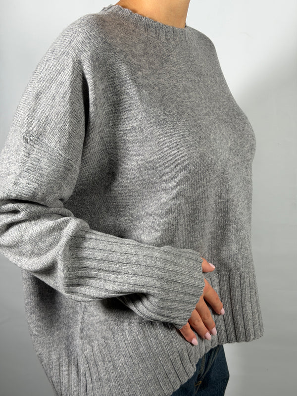 Maglione girocollo 100% Lana- Vicolo