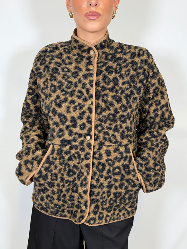 Bomber Vera teddy maculato - JJXX