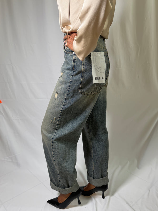 Jeans stella denim blu PLS-R137