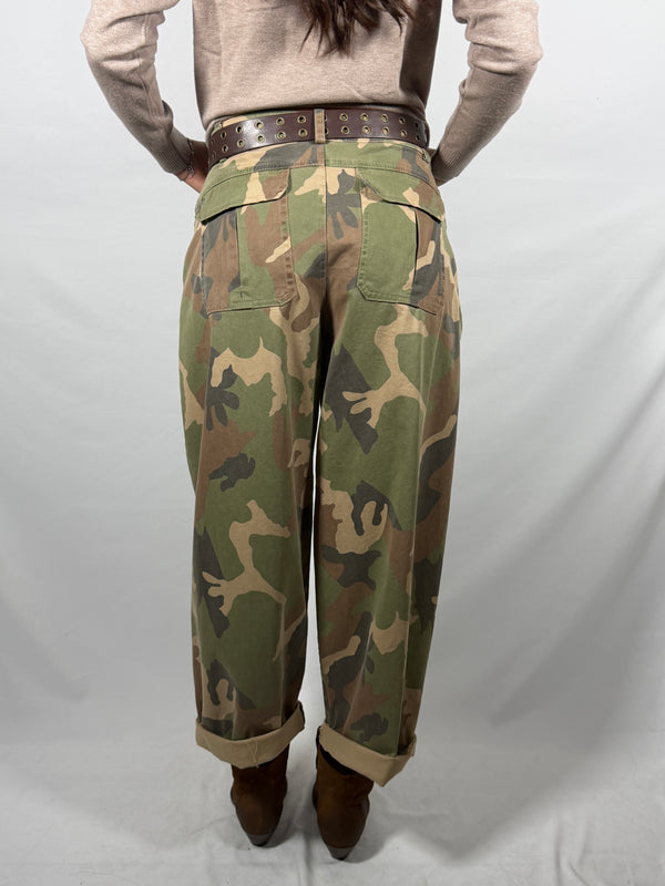 Pantalone Militare balloon con cintura - Vicolo