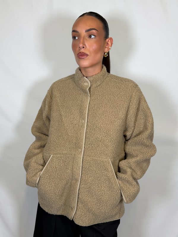 Bomber Vera teddy Beige - JJXX