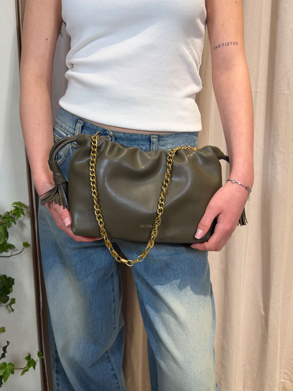 Borsa Tassel ViCOLO Small Militare