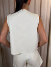 Gilet con ricamo e Lurex Art D02N0028