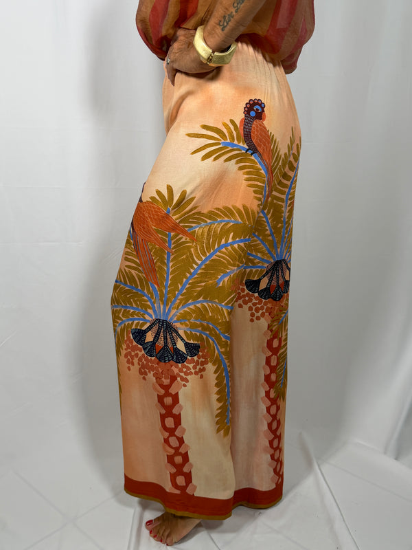 Pantalone palazzo fantasia Tabacco ART. PVS-Q719