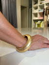 Bracciale oro satinato