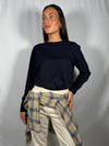 Camicia check beige e blu - TAC0950 Vicolo