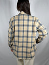 Camicia check beige e blu - TAC0950 Vicolo