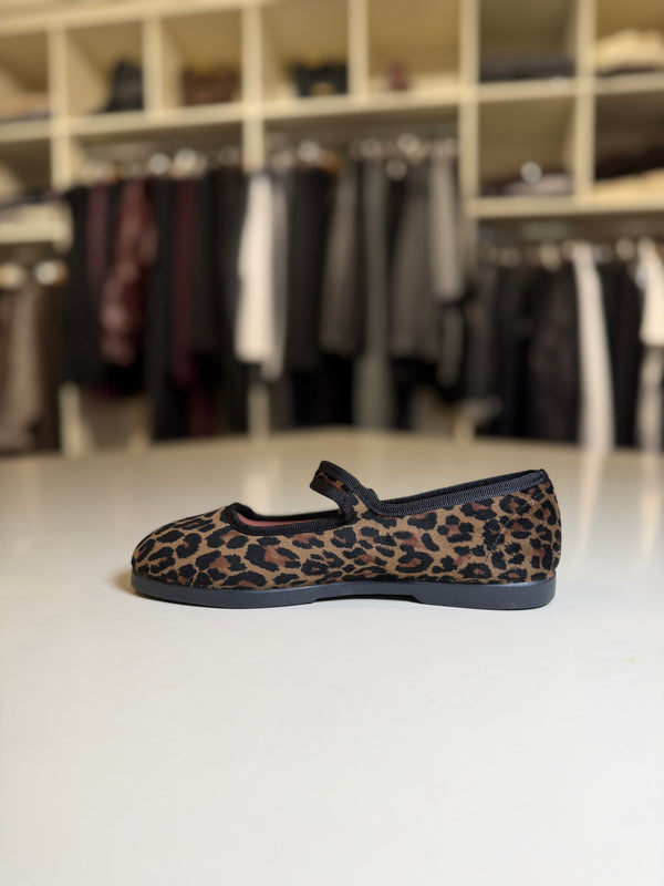 Ballerina animalier in velluto - Victoria shoes