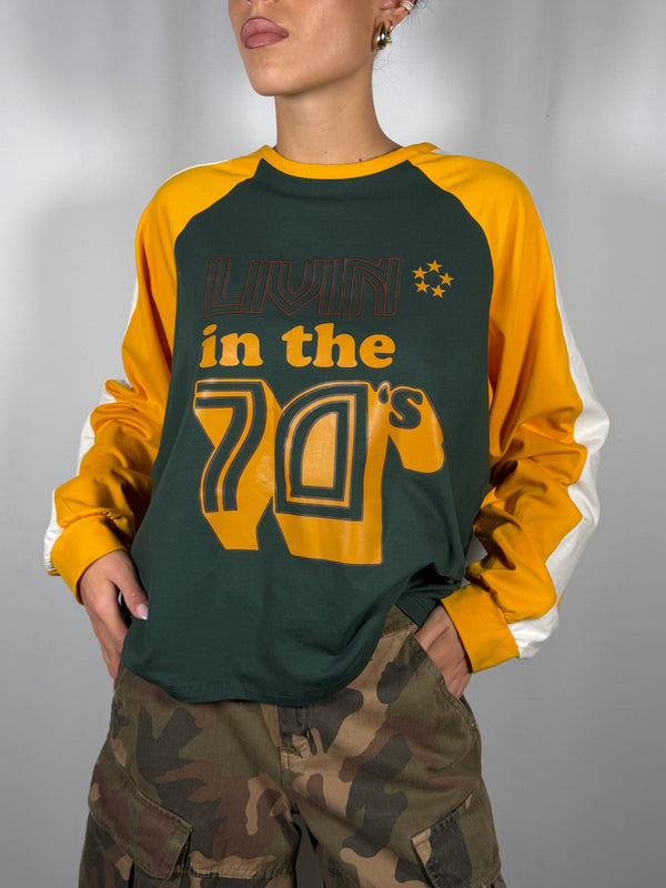 Maglia stampa “ Living in the 70’ S” - HaveOne