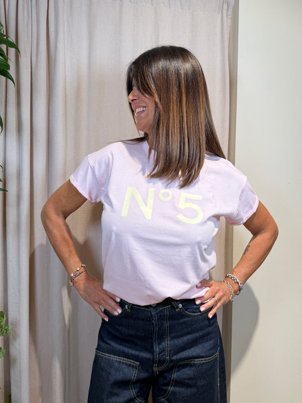 T-shirt con scritta