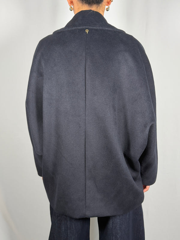 Cappotto doppio petto blu - Philia LoftV03V0083