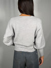 Cardigan Manica a palloncino Perla - MNG-R051