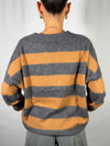 Maglione a righe con colletto - Vicolo