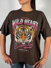 T-shirt con stampa tigre - Vicolo