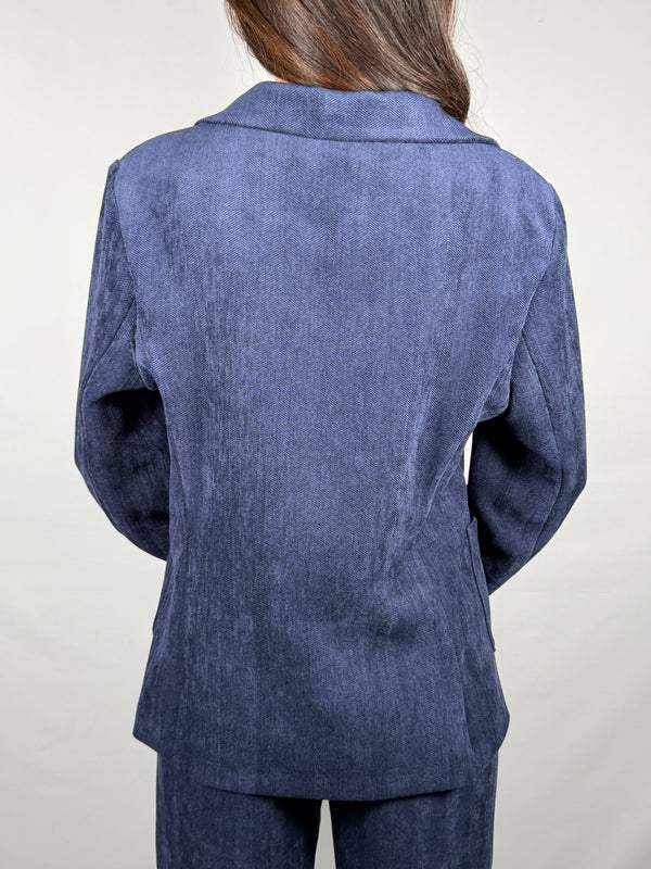 Giacca in velluto blu -Tensione In