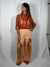 Pantalone palazzo fantasia Tabacco ART. PVS-Q719