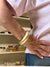 Bracciale oro satinato