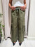 Pantalone cargo in cotone Verde Militare ART HM345