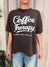 T-shirt con scritta moro