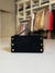 Borsa elegante nera con catena Dorata - Trendy