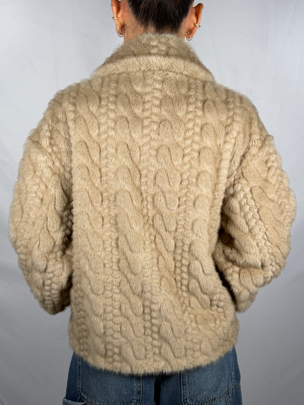 Ecopelliccia Beige - Vicolo TF0191