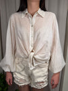 Camicia Voilé con passamanerie