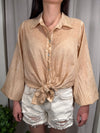 Camicia Voilé con passamanerie