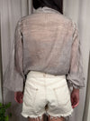 Camicia Voilé con passamanerie