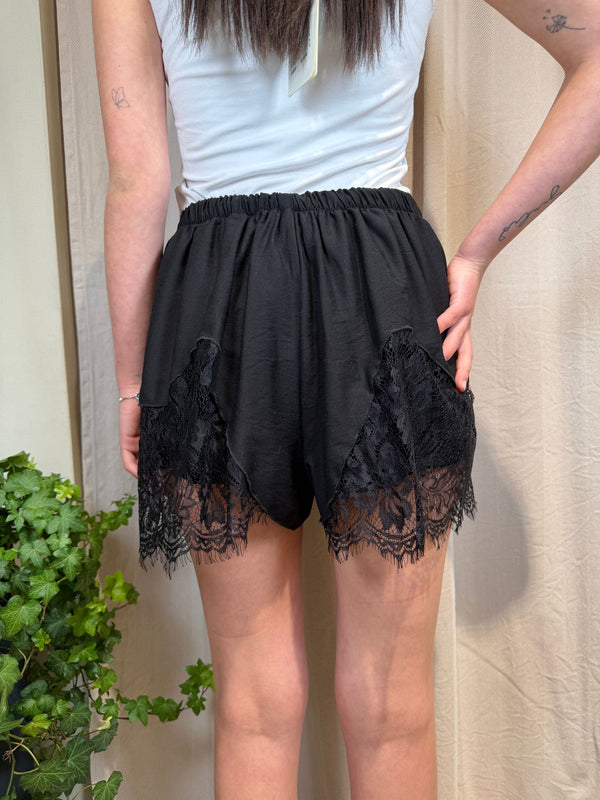 Shorts con Pizzo