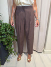 Pantalone pince vita alta